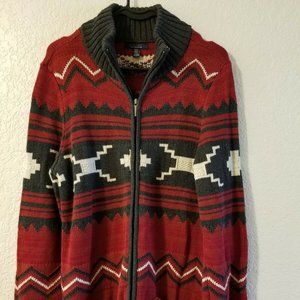 Chaps Ralph Lauren Zip Up Mens med. Sweater Jacket